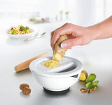 Porcelain Mortar & Pestle & Ginger Grater - SURI 35340