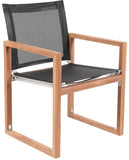 Tulum Teak Outdoor Dining Arm Chair – Stylish, Durable, and Weather-Resistant for Your Patio Enjoyment
