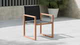 Tulum Teak Outdoor Dining Arm Chair – Stylish, Durable, and Weather-Resistant for Your Patio Enjoyment
