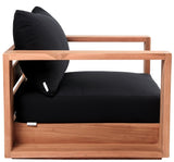 Tulum Teak Outdoor Patio Chair - Stylish Resilient Design for Relaxing and Entertaining Outdoors