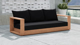 Tulum Teak Outdoor Sofa - Stylish Patio Seating with Waterproof Fabric for Ultimate Relaxation