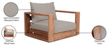 Tulum Teak Outdoor Patio Chair - Stylish Resilient Design for Relaxing and Entertaining Outdoors