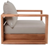 Tulum Teak Outdoor Patio Chair - Stylish Resilient Design for Relaxing and Entertaining Outdoors