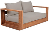 Tulum Teak Outdoor Loveseat - Stylish, Durable, and Weather-Resistant Seating for Your Patio Retreat