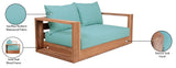 Tulum Teak Outdoor Loveseat - Stylish, Durable, and Weather-Resistant Seating for Your Patio Retreat