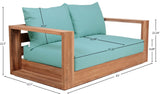 Tulum Teak Outdoor Loveseat - Stylish, Durable, and Weather-Resistant Seating for Your Patio Retreat
