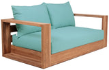 Tulum Teak Outdoor Loveseat - Stylish, Durable, and Weather-Resistant Seating for Your Patio Retreat