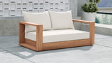 Tulum Teak Outdoor Loveseat - Stylish, Durable, and Weather-Resistant Seating for Your Patio Retreat