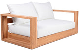 Tulum Teak Outdoor Loveseat - Stylish, Durable, and Weather-Resistant Seating for Your Patio Retreat
