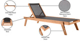 Tulum Teak Outdoor Chaise Lounge Chair - Stylish, Durable, and Adjustable for Ultimate Relaxation
