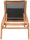 Tulum Teak Outdoor Chaise Lounge Chair - Stylish, Durable, and Adjustable for Ultimate Relaxation
