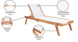 Tulum Teak Outdoor Chaise Lounge Chair - Stylish, Durable, and Adjustable for Ultimate Relaxation