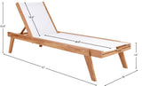 Tulum Teak Outdoor Chaise Lounge Chair - Stylish, Durable, and Adjustable for Ultimate Relaxation