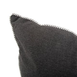 20 x 20 Outdoor Pillow with Dec Cord- Seascape Charcoal- Poly Insert
