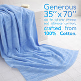American Soft Linen 35x70 Inch Jumbo Bath Sheet Set of 2 – Extra Large 100% Cotton Turkish Bath Towels