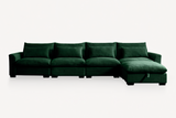 PERTH 157" 4-Seater Sofa with 1 Ottoman