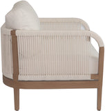 Maui Outdoor Patio Chair - Elegant Water-Resistant Design with Quick-Dry Foam for Ultimate Comfort