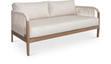 Maui Outdoor Patio Loveseat - Elegant Aluminum Frame with Quick-Dry Cushions for Ultimate Comfort