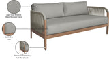 Maui Outdoor Patio Loveseat - Elegant Aluminum Frame with Quick-Dry Cushions for Ultimate Comfort