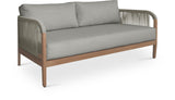 Maui Outdoor Patio Loveseat - Elegant Aluminum Frame with Quick-Dry Cushions for Ultimate Comfort