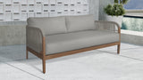 Maui Outdoor Patio Loveseat - Elegant Aluminum Frame with Quick-Dry Cushions for Ultimate Comfort