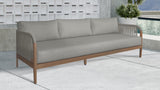 Maui Outdoor Patio Sofa - Elegant Aluminum Frame with Quick-Dry Cushions for Ultimate Comfort