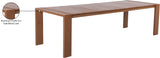 Maui Natural Outdoor Patio Dining Table - Stylish 108" Aluminum Frame, Perfect for Gatherings!
