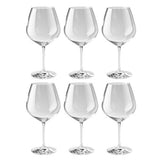 ZWILLING Predicat 6-pc Burgundy White Glass Set