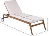 Maui Outdoor Patio Lounger - Stylish Aluminum Frame with Quick-Dry Comfort for Your Relaxation Space