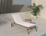 Maui Outdoor Patio Lounger - Stylish Aluminum Frame with Quick-Dry Comfort for Your Relaxation Space
