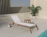 Maui Outdoor Patio Lounger - Stylish Aluminum Frame with Quick-Dry Comfort for Your Relaxation Space