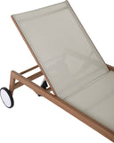 Maui Outdoor Patio Lounger - Stylish Aluminum Frame with Quick-Dry Comfort for Your Relaxation Space