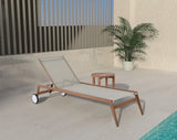 Maui Outdoor Patio Lounger - Stylish Aluminum Frame with Quick-Dry Comfort for Your Relaxation Space