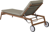 Maui Outdoor Patio Lounger - Stylish Aluminum Frame with Quick-Dry Comfort for Your Relaxation Space