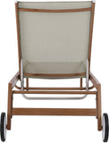 Maui Outdoor Patio Lounger - Stylish Aluminum Frame with Quick-Dry Comfort for Your Relaxation Space