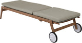 Maui Outdoor Patio Lounger - Stylish Aluminum Frame with Quick-Dry Comfort for Your Relaxation Space