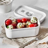 ZWILLING Fresh & Save Plastic Lunch Box White, Airtight Food Storage Container