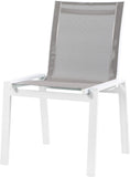 Nizuc Outdoor Patio Dining Chair Set - Stylish Waterproof Mesh Fabric & Durable Aluminum Frame