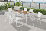 Nizuc Outdoor Patio Dining Chair Set - Stylish Waterproof Mesh Fabric & Durable Aluminum Frame