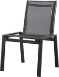 Nizuc Outdoor Patio Dining Chair Set - Stylish Waterproof Mesh Fabric & Durable Aluminum Frame