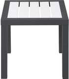 Nizuc Contemporary Outdoor Patio End Table with Durable Aluminum Frame for Stylish Relaxation