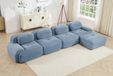 MIA 152'' 4-Seater Sofa with 1 Ottoman