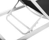 Nizuc Adjustable Sun Chaise Lounge Chair - Contemporary Outdoor Patio Aluminum Frame for Relaxation