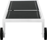 Nizuc Adjustable Sun Chaise Lounge Chair - Contemporary Outdoor Patio Aluminum Frame for Relaxation