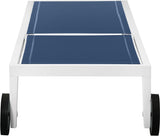 Nizuc Adjustable Sun Chaise Lounge Chair - Contemporary Outdoor Patio Aluminum Frame for Relaxation