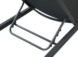 Nizuc Adjustable Sun Chaise Lounge Chair - Contemporary Outdoor Patio Aluminum Frame for Relaxation