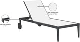 Nizuc Adjustable Sun Chaise Lounge Chair - Contemporary Outdoor Patio Aluminum Frame for Relaxation