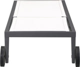 Nizuc Adjustable Sun Chaise Lounge Chair - Contemporary Outdoor Patio Aluminum Frame for Relaxation