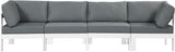 Nizuc Modular Outdoor Sofa - Stylish Waterproof Fabric, Durable Aluminum Frame, Perfect for Gatherings