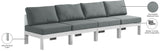 Nizuc Modular Outdoor Sofa - Stylish Waterproof Fabric, Durable Aluminum Frame, Perfect for Gatherings
